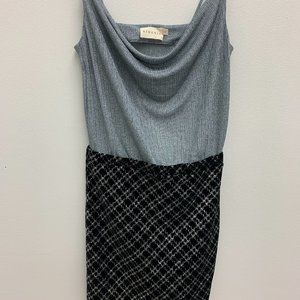 SILVER & BLACK DRESS